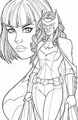 Batwoman Jamiefayx Catwoman Sketching sketch template