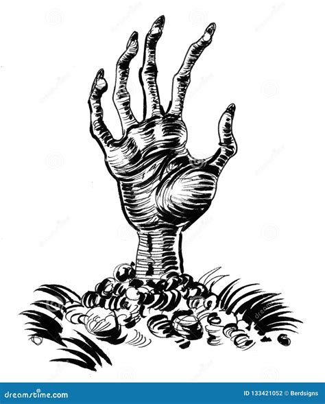 zombie hand stock illustration illustration  creepy