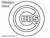 Cubs Coloring Chicago Pages Mlb Baseball Book Logo Sports Kids Mascot Printable Color Sheets Ages Boys Printables Getdrawings Mets Drawing sketch template