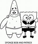 Spongebob Patrick Coloring Pages Bob Sponge Squarepants Printable Color Easy Drawing Birthday Sunger Drawings Print Cartoon Colouring Simple Sheets Wecoloringpage sketch template