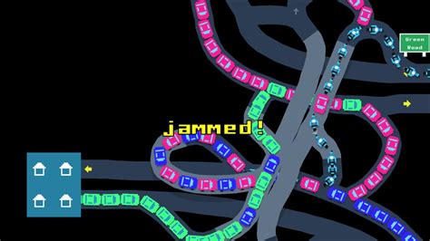 game simulates  absurdity  designing freeway intersections
