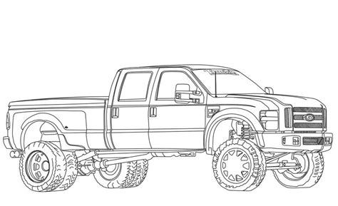jacked  truck sheets coloring pages