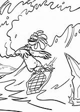 Surfs Coloring Pages Surf Fun Kids sketch template