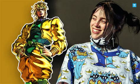 billie eilish wearing  jojos bizarre adventures shirt   unapologetic anime geek