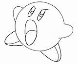 Kirby Coloringhome sketch template