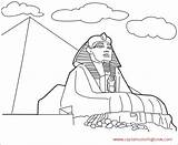 Pyramid Coloring Sphinx Pages Egyptian Para Giza Egipto Egypt Colorear Drawing Dibujos Pyramids Ancient Dibujo Piramides Google Con Egipcios Print sketch template