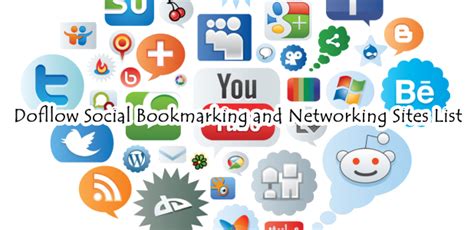 top high pr social bookmarking and networking sites list