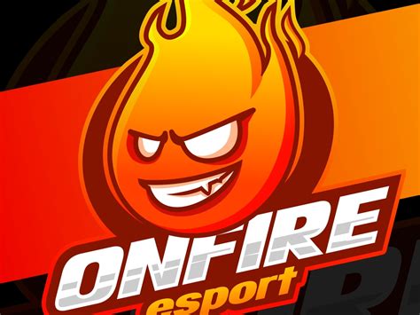 fire mascot esport logo design  monkeyzen  dribbble