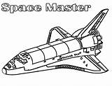 Coloring Spaceship Space Master Netart sketch template