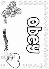 Obey Coloring Pages Children Sheets Parents Color Obedience Sheet Name Girls Kids Printable Bible Crafts Clipart Activities School Sunday Obeying sketch template