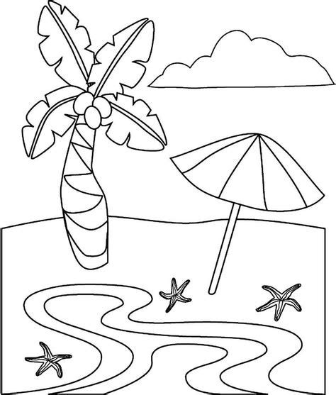 beach coloring pages  toddler summer coloring pages beach