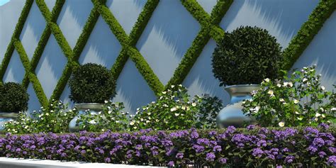 manicured wall wtopiaries refined gardens landscape design green facade vertical garden
