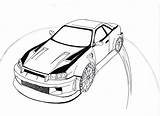 Drift Drawing Outline sketch template