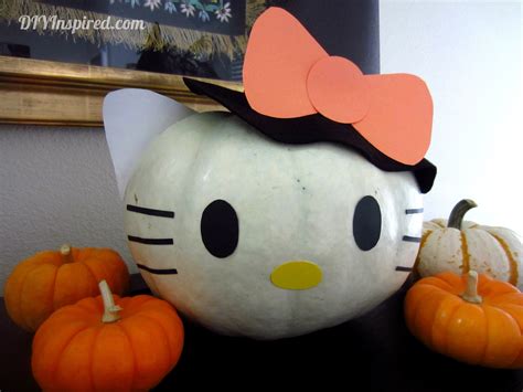 hello kitty pumpkin diy inspired