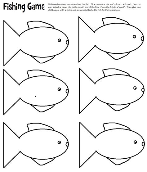 fish cut  printable