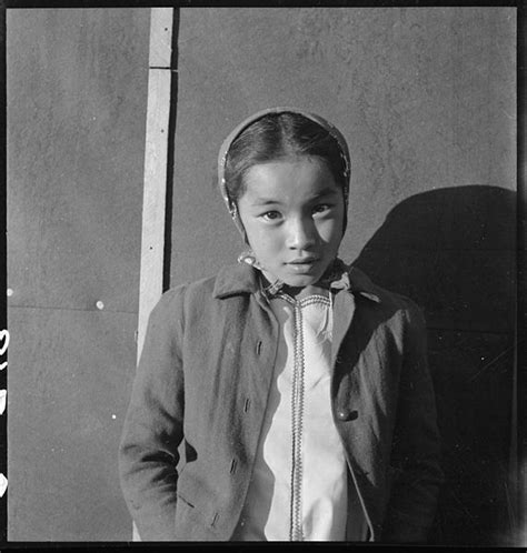 A Young Japanese Girl At Manzanar Relocation Center Dorothea Lange 2