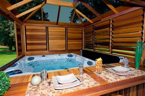 26 Spectacular Hot Tub Gazebo Ideas Hot Tub Backyard Hot Tub Privacy