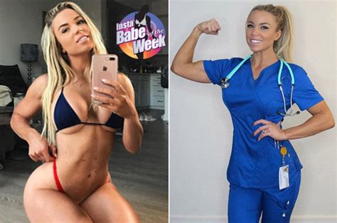 lauren drain fit sexy nurse turns instagram starlet with jaw dropping