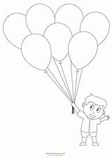 Ballon Ballons Kidspressmagazine Anniversaire Globos Float sketch template