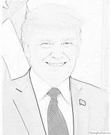 Coloring Trump Donald Pages Presidents Printable Patriotic President Kids Printing Help Color Activities sketch template