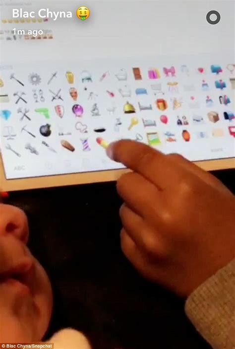 Blac Chyna S Son King Cairo Teaches Dream About Emojis