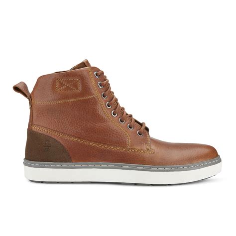 cromwell mid top boot tan   reserved footwear touch  modern
