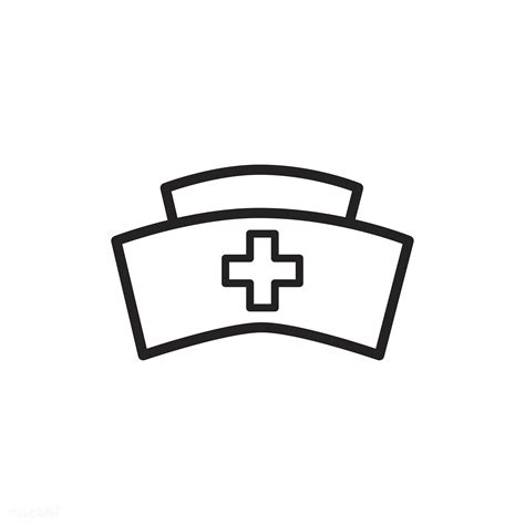 premium vector  nursing cap icon vector  nurse hat