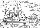 Raddampfer Schiffe Malvorlage Boote Versenken Kostenlose Ausmalen Containerschiff Dampfschiff Katamaran sketch template