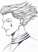 Hisoka Coloring Pages Anime Hunter Drawing Popular Deviantart sketch template