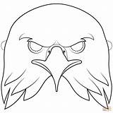Eagle Bird Masks Adelaar Aigle Dierenmaskers Coloriage Les sketch template