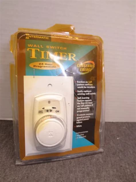 intermatic ejc  volt  hour programmable security wall switch timer nos  picclick