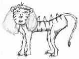 Liger Napoleon Dynamite Drawing Bred Skills Magic Re They Their Paintingvalley Its Drawings Tiger Lion sketch template