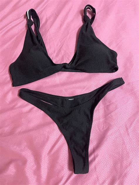 2 Piece Swimsuit Thong On Carousell