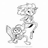 Amphibia Sprig Polly Xcolorings sketch template