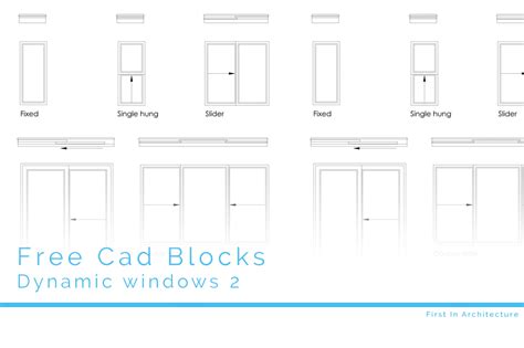 cad blocks dynamic windows