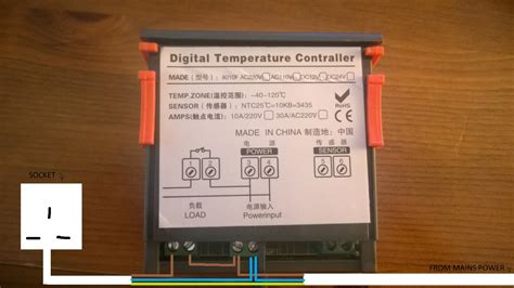 temperature controller wiring diagram stc  temperature controller   relay