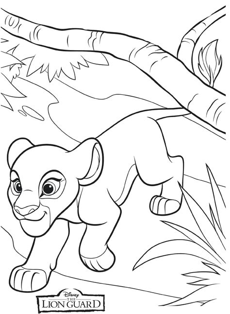 lion guard coloring pages coloring home