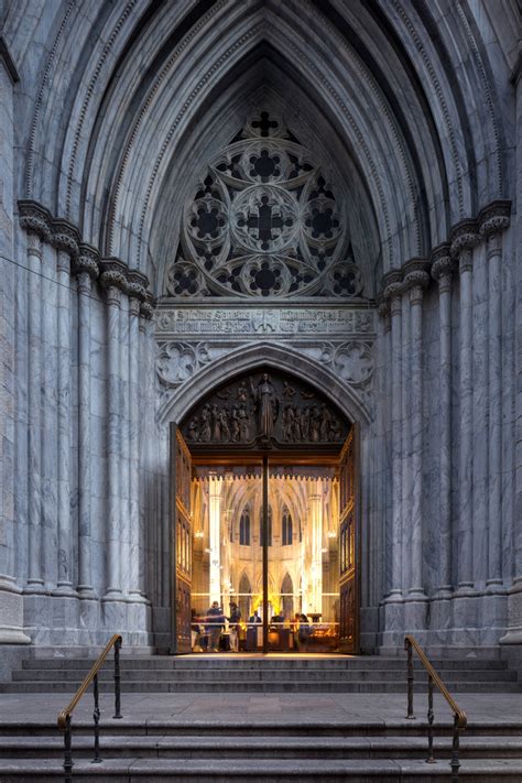 minimalist glass insertions to improve and preserve st patrick s cathedral