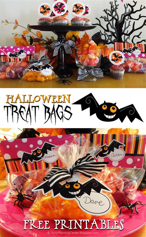printable halloween treat bag toppers  label allfreekidscraftscom