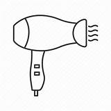 Dryer Drawing Blow Hair Icon Drawings Paintingvalley Salon Styling Appliance Electric sketch template