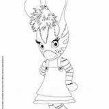 Zou Zebra Coloring Little Pages Hellokids Characters Online sketch template