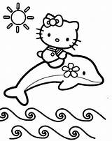 Coloring Dolphins Kids Pages Funny sketch template