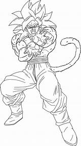 Saiyan Lineart Brusselthesaiyan Gogeta Ssj4 Vegeta Sayan Seekpng sketch template