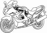 Motorcycle Coloring Pages Transportation Printable Drawings Suzuki Kb sketch template