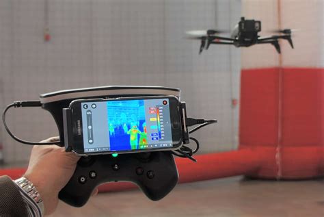 review parrot bebop pro thermal drone  flir camera
