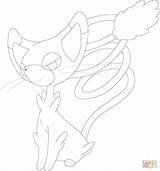 Glameow Coloring Pages Clipart Clipground sketch template