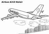 Coloring Pages Airplane Airbus Aircraft Boys A310 Airplanes Drawing Girls Technique Print Kids Printable A3 Tiptopglobe Sheets sketch template