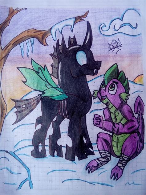 Mlp Thorax And Spike By Pollito15 On Deviantart