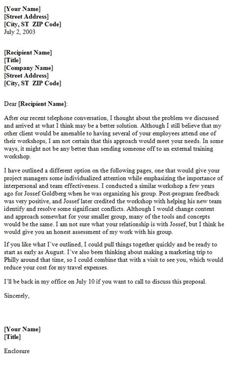 proposal cover letter template word