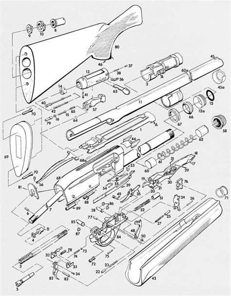 winchester model  parts diagram